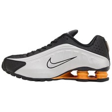 Nike Shox R4 Low top Casual Running Shoes Unisex Black Silver HQ1988-003