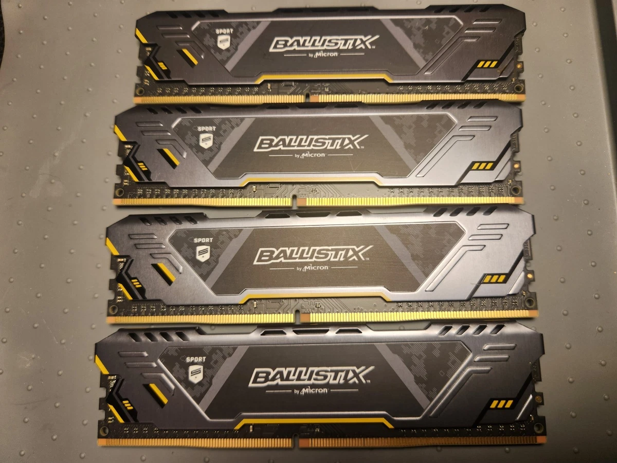 DDR4 SDRAM Ballistix 8 GB Capacity per Module Memory (RAM) for