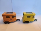 Lot of 2 Lesney Matchbox Pony Trailers #43 Regular Wheels & Superfast