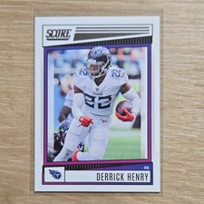 Panini 2022 Score Base Set Derrick Henry Tennessee Titans NFL Card #31