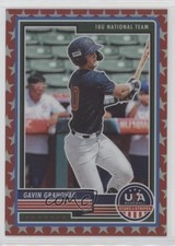2023 Panini USA Baseball Stars & Stripes Red Prizm /149 Gavin Grahovac #50 13o2
