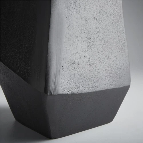 Vase CYAN DESIGN OCTAVE Large Graphite Aluminum - Picture 2 of 3