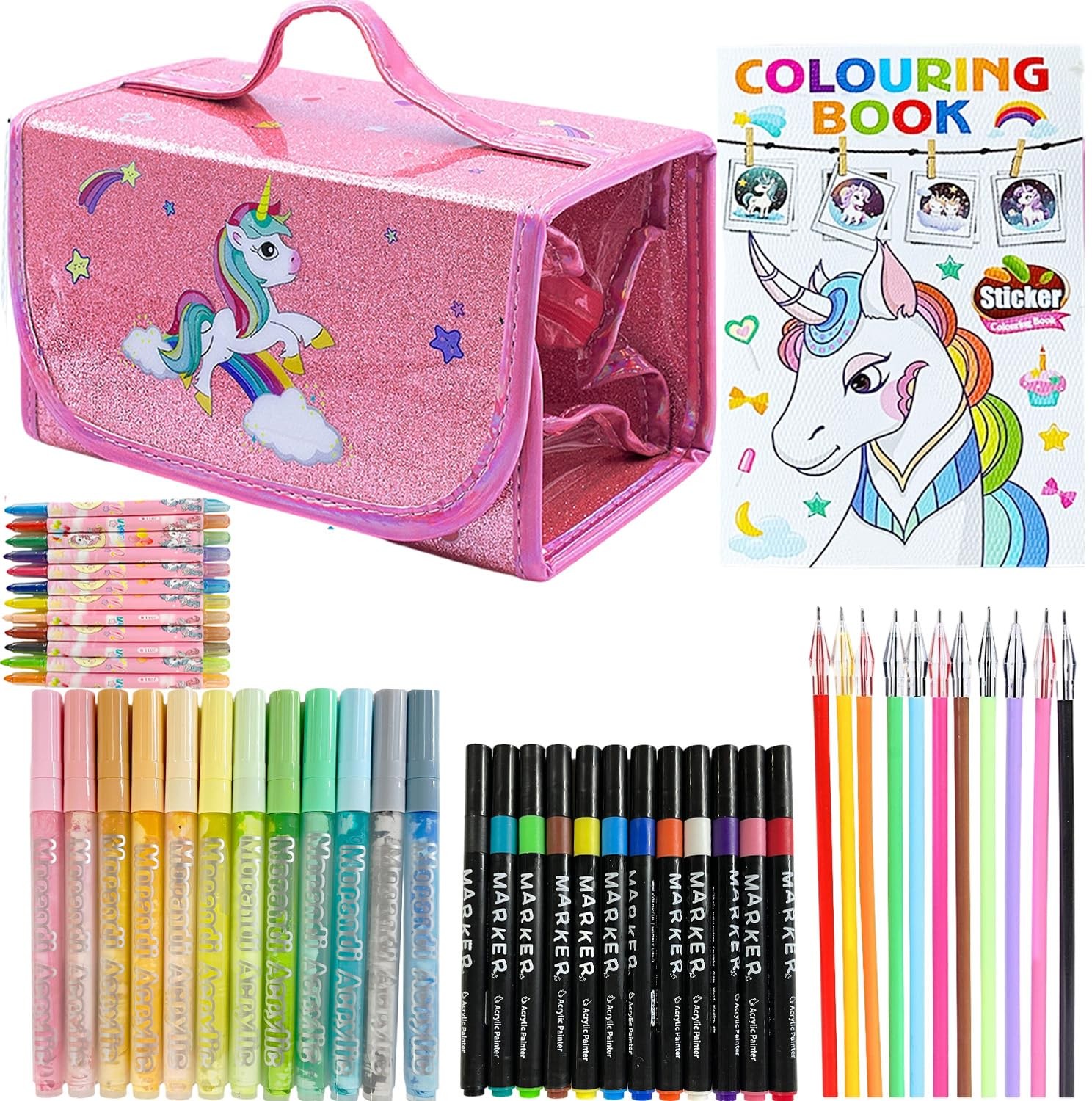 Trousse scolaire fille grande capacité anti-panne de stylos
