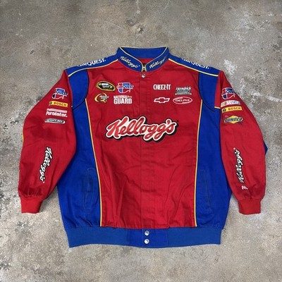 Kellogg's Mark Martin NASCAR  Vintage Embroidery Jacket with free (Balaclava).