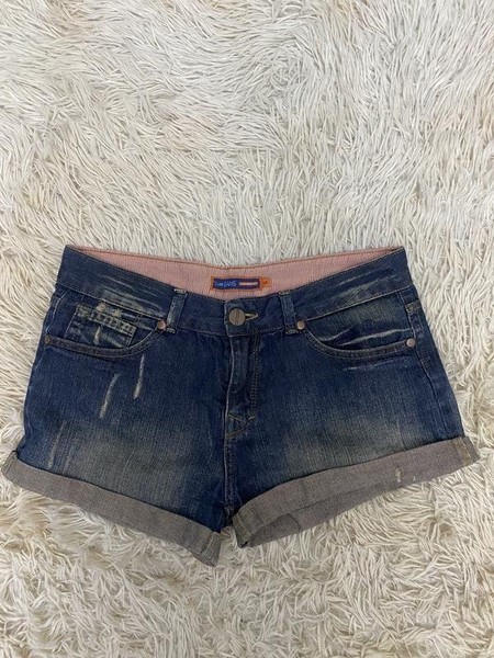 Women Luigi Borrelli Shorts Navy Denim 38 / M / 46