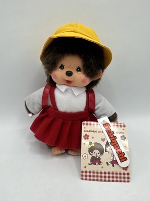 Sekiguchi Monchhichi x Chibi Maruko-Chan Schoolgirl S Size GIRL Plush Doll Japan