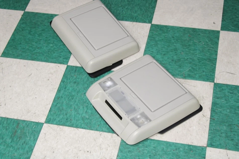 07-14 Yukon XL Grey Roof Pair 2nd 3rd Row Entertainment System Display Screen OE - Изображение 3 из 4