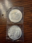 silver round 1 Troy oz .999 Liberty Indian Head Buffalo Bison Bullion Coin / MM