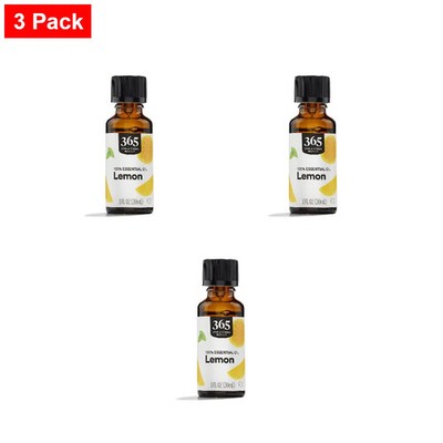 365 By WFM, 100% Essential Oil Lemon, 1 Oz - 3 Pack