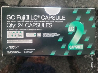 GC Fuji II LC CAPSULE Reinforced Glass Ionomer Restorative Different  Shades
