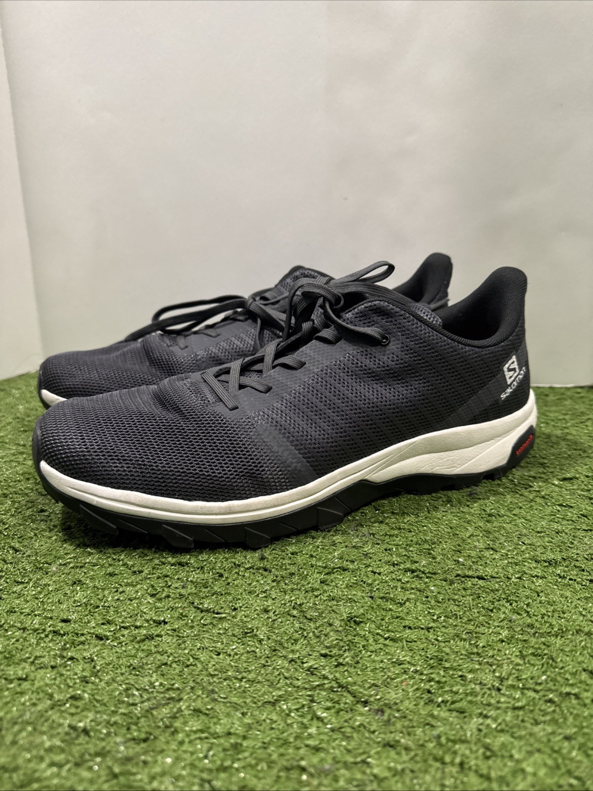 Scarpe Uomo Salomon Outbound Prism Escursionismo Trail Running Grigio Blu Taglia 10 5