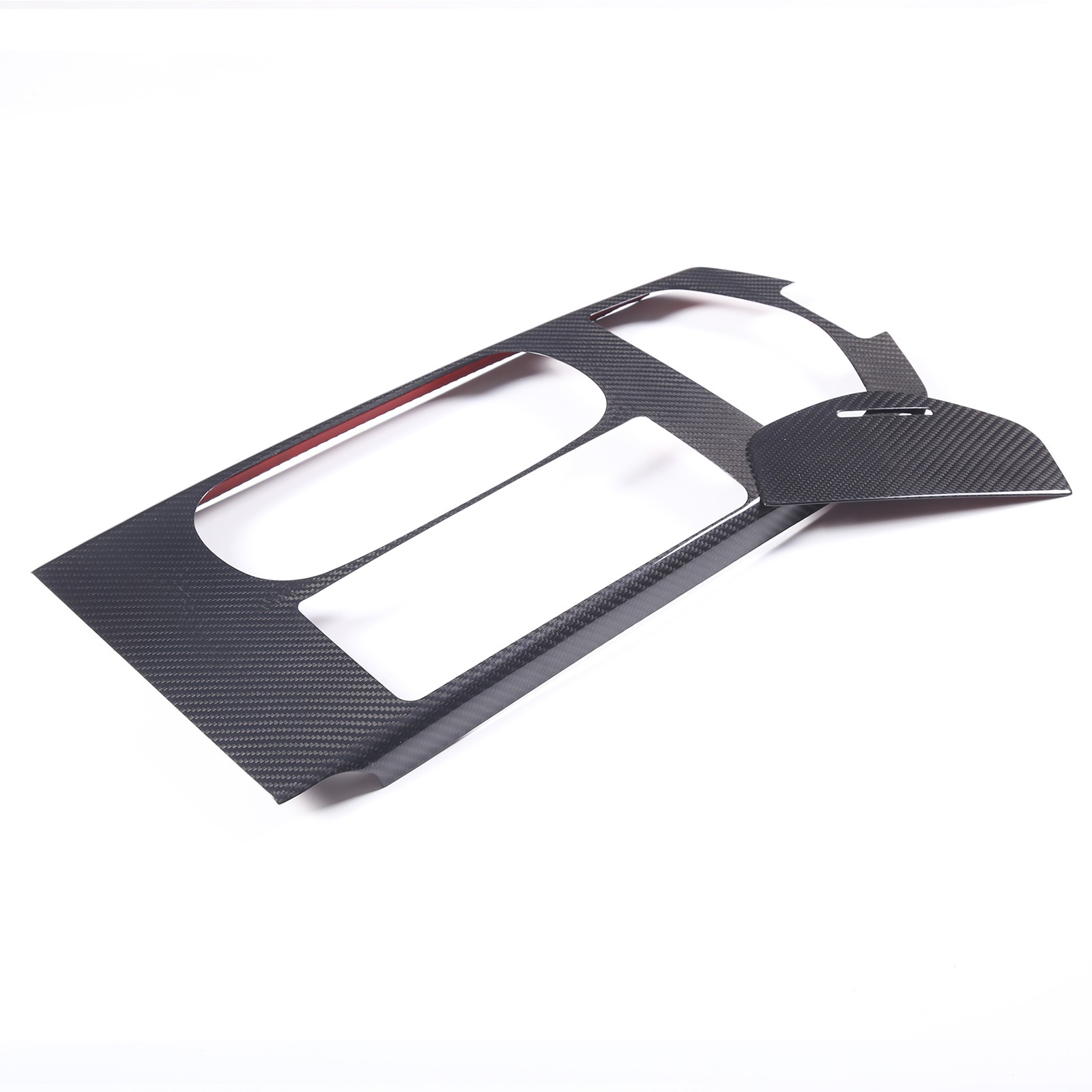 Real Dry Carbon Fiber Center Console Trim Cover Fits Maserati Ghibli 2017-2023