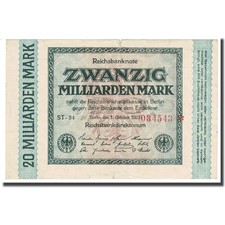 [#646884] Banknote, Germany, 20 Milliarden Mark, 1923, 1923-10-01, 20 milliarden