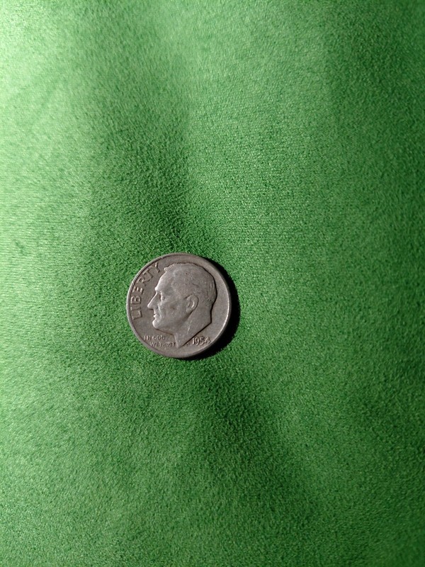 1954 ROOSEVELT SILVER DIME - Circulated Condition