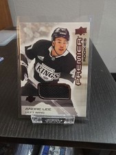 Upper Deck Premier 2024-25 Rookies Bronze Jersey Andre Lee #125 Kings NHL