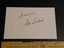 Boston Bruins Hockey autograph - Stan Baliuk - 1959