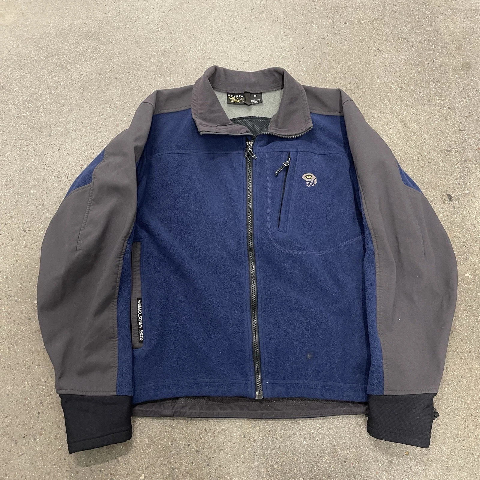 Mountain Hardwear Jacket Men's Size Medium Fleece Full Zip Softshell