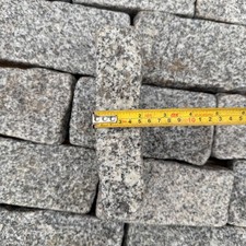 Silver Tumbled Granite Cobble Setts - 200mm x 100mm - Per SQM