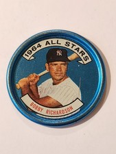 #123 BOBBY RICHARDSON 1964 Topps Coins Baseball NEW YORK YANKEES A