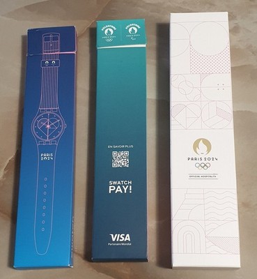 Swatch Paris JO 2024 Olympische Spiele Special Set (3 Uhren) - SEHR SELTEN