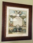 Civil War Chromolithograph, POW Libby & Belle Isle Prison, 87th PA Flinn York PA