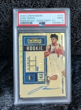 2020 Contenders Josh Green Premium  Rookie Gold Vinyl 1/1 PSA9 🔥
