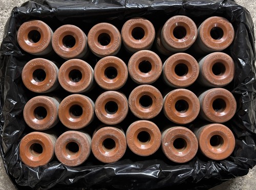 Vintage Fo-Mac Roller Skate Wheel Lot Of 96 Used Wheels Preowned SEE 12 Sets