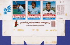 1976 Hostes HO HOs Jose Cardenal Ron Blomberg Lee Stanton Complete Box