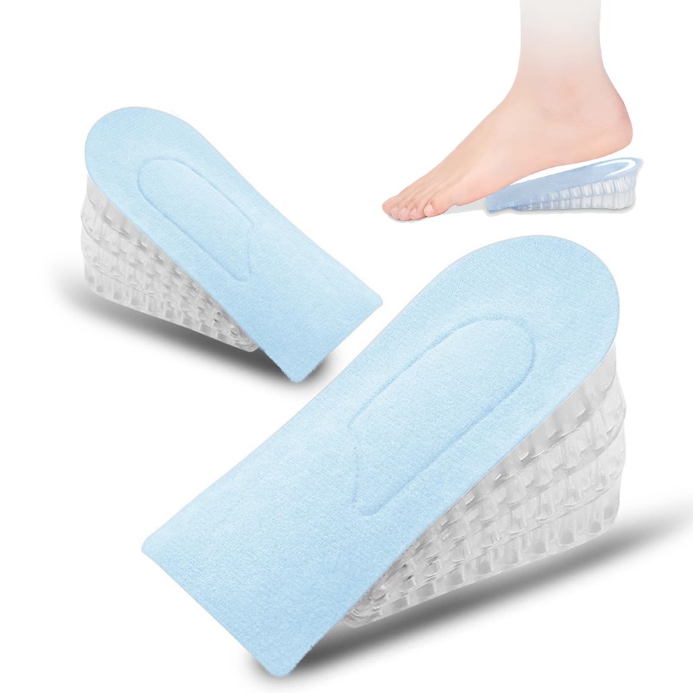 Height Increase Heel Pad Gel Height Increase Insole,Adjustable 4-Layer Height...