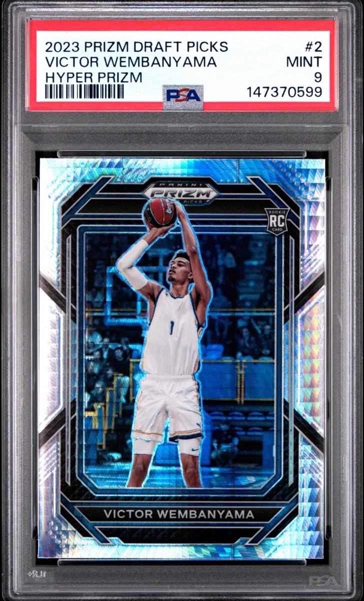 PSA 2023-24 SILVER HYPER Prizm Victor Wembanyama Rookie RC Draft 