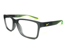 Nike Eyeglasses Frames 7091 065 Matte Crystal Dark Gray Green 54-16-140