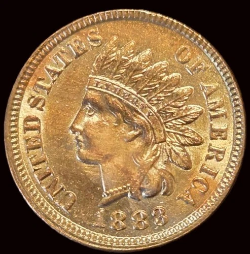 1883 Indian Head Cent - Uncirculated RED GEM, BEAUTIFUL PROOF LIKE FREE SHIPPING