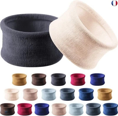 ‎XINNUN 20 Pièces Élastiques à Cheveux Grands en Coton Stretch Bandes Porte-Queue de Ch