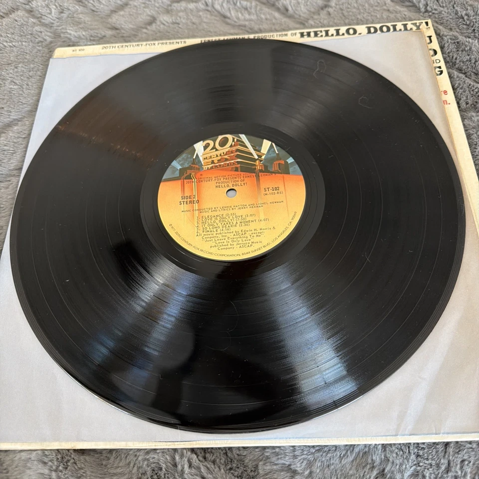 Hello Dolly 1969 LP Vinyl Soundtrack Barbara Streisand, Louis Armstrong Shrink Foto 4 de 4