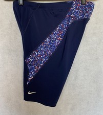 NIKE SWIM HydraStrong Dark Blue Regrind Swim Shorts Jammer Men's 30/36/38