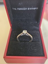 18ct White Gold Forever Diamond Ring - 0.45ct