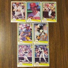 7 Rose Seaver Yastrzemski Yount Murray Reggie Winfield 1982 Donruss MLB Cards