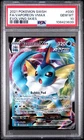 2021 POKEMON SWORD & SHIELD EVOLVING SKIES #030 FULL ART/VAPOREON VMAX PSA 10