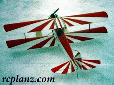 R/C AIRPLANE PLANS & PATTERNS: Twinny 40" Wingspan - RC Sport Biplane