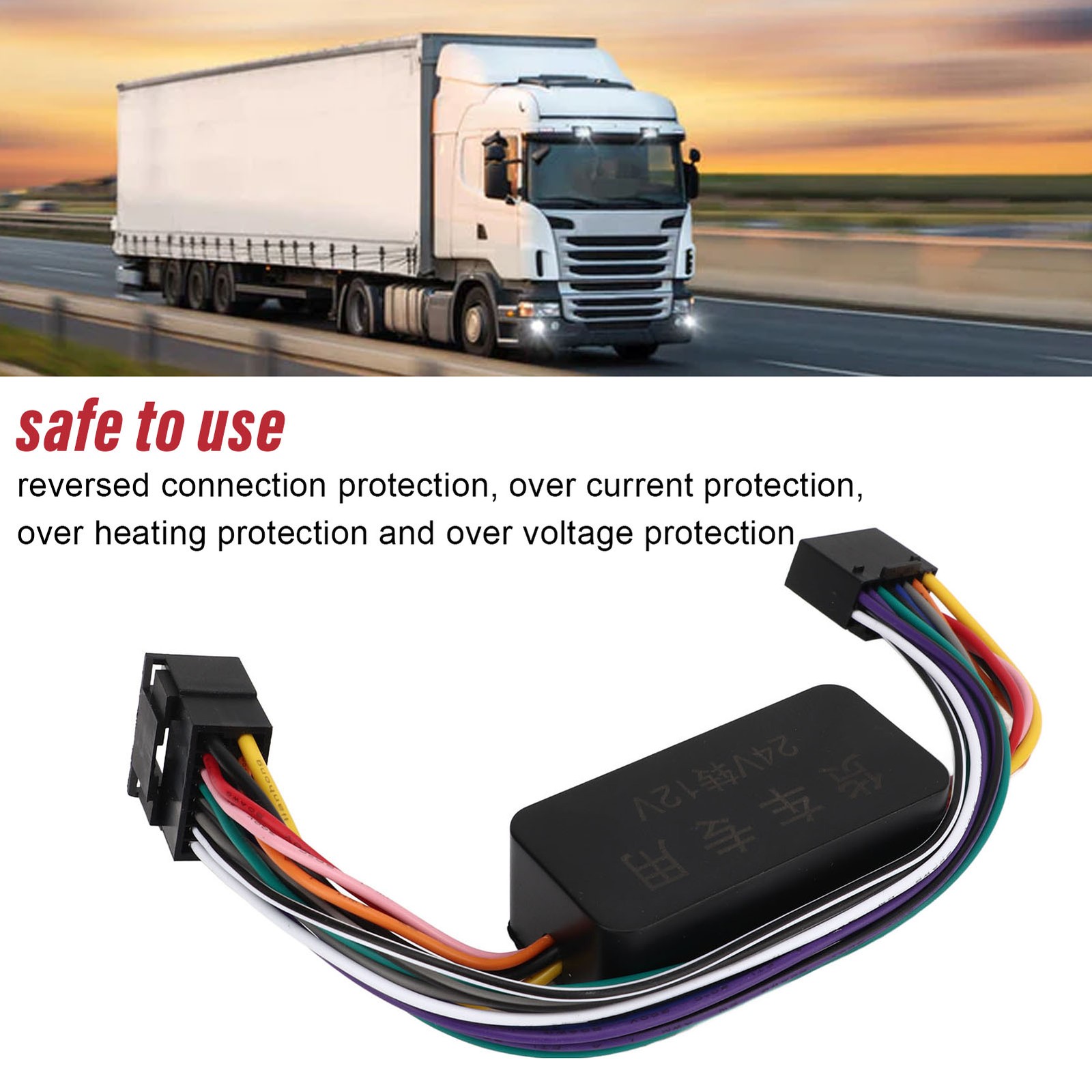 Truck 24V To 12V Voltage Converter Volt Converter Transformer Reduction Mod