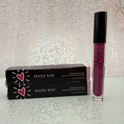 Mary Kay Unlimited Lip Gloss HOPEFUL LILAC 169301 Lot Of 2 Full Size New in Box
