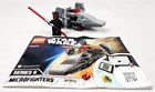 USED LEGO STAR WARS SET 75224 SITH INFILTRATOR MICROFIGHTER COMPLETE W/ BOOK