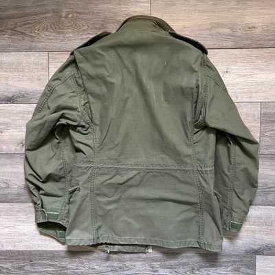 Vintage US Army M-65 OG-107 Mens S Military Jacket Cold Weather