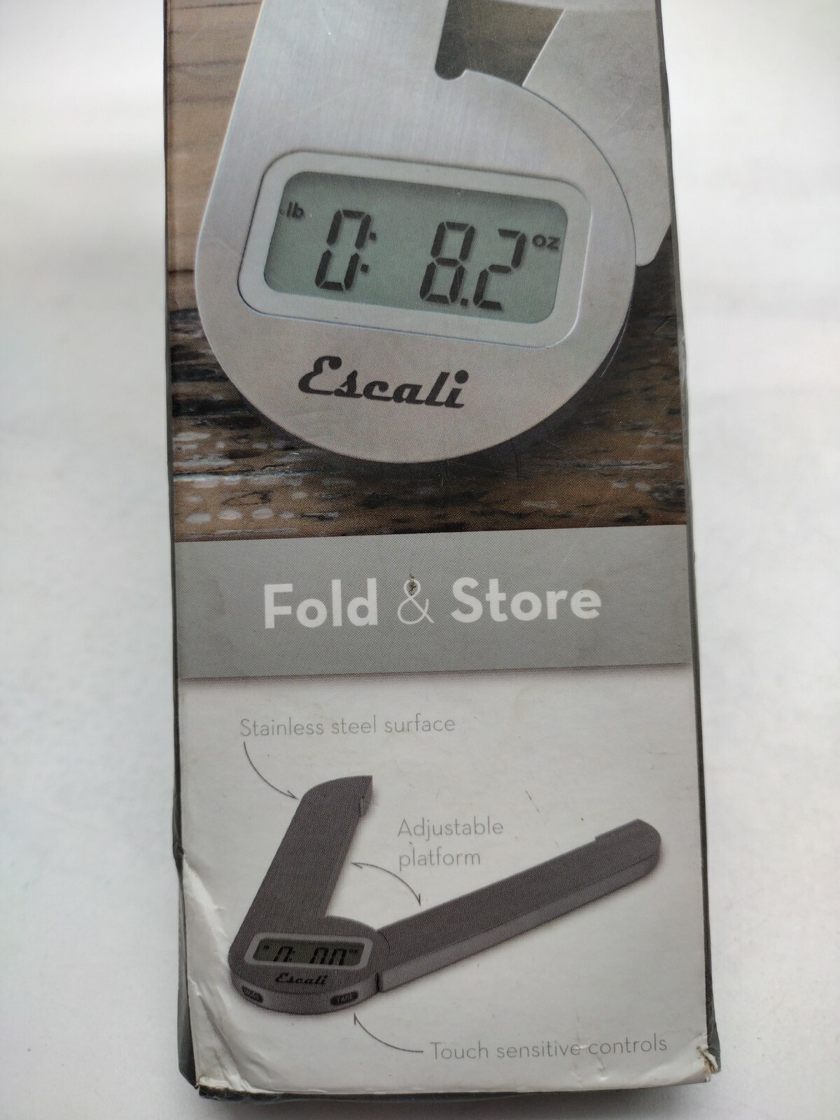Escali F115 Compact Kitchen Scale 11 lb/5 kg Stainless Steel | eBay