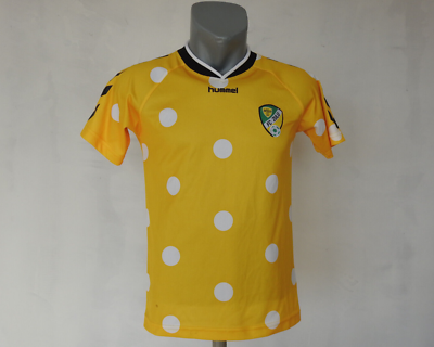 FC Zulu 2004 Home Jersey Hummel Yellow Shirt Size M Football