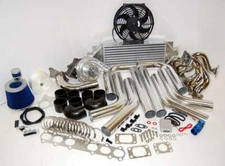 FOR SUPRA 1JZ GTE T3T4 Turbo Package Kit MKIII INTERCOOLER/PIPE/WG Stainless