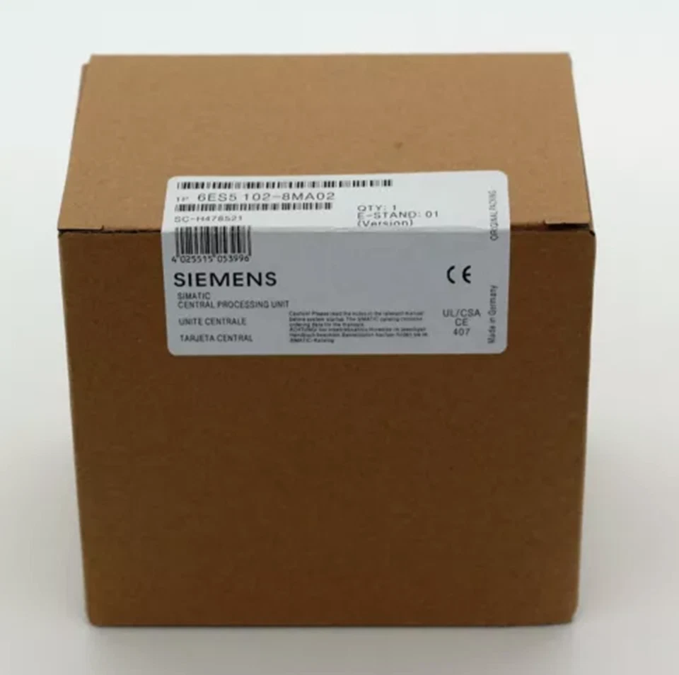 New SIEMENS 6ES5102-8MA02 6ES5 102-8MA02 Programmable Logic Controller - Image 3 of 4