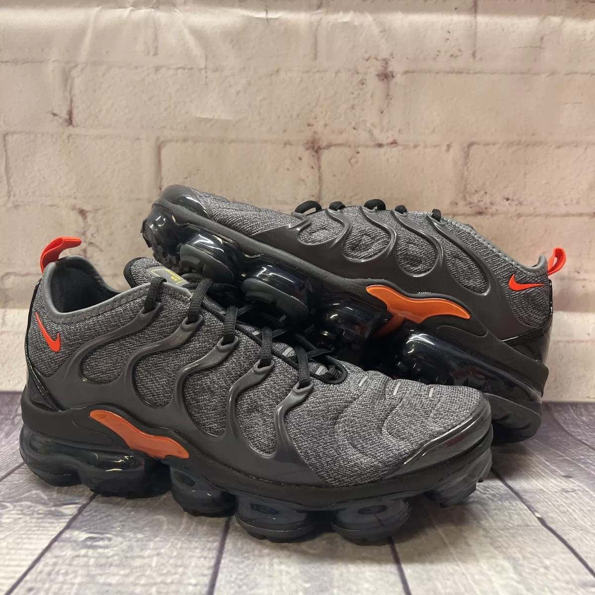 Nike Airmax Plus Cool Grey Orange 924453-012 Men's Size 9 RARE | eBay