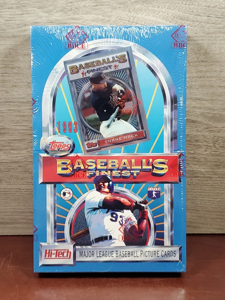 XRARE 1993 Topps Baseball Finest BBCE-FASC Wax Box First Ever