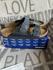 Birkenstock Arizona blue soft bed regular fit unisex Size 43, M 10-20.5, W 12